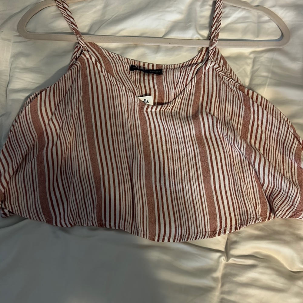 American eagle striped crop top